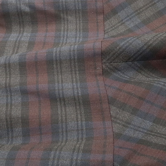 Banana Republic Sleevless Gray Plaid Fit & Flare Dress - Picture 3 of 8